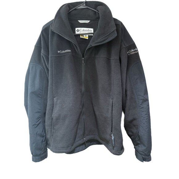 Columbia Women’s XL Titanium Tech Interchange Black Fleece Lined Jacket - Picture 1 of 7